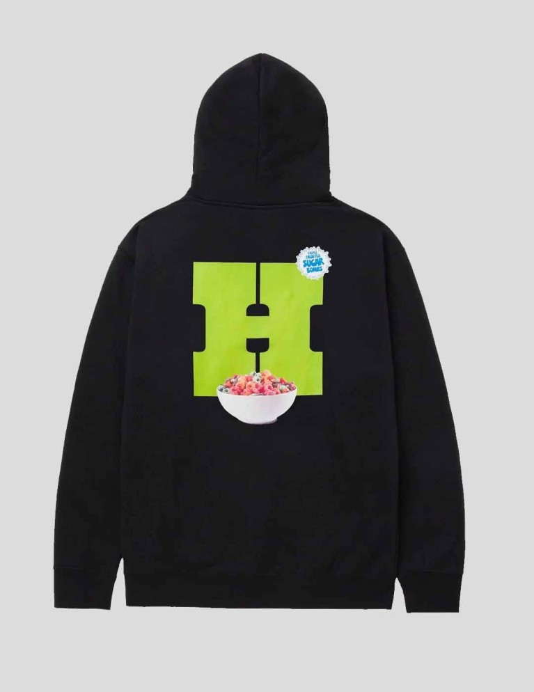 Sudadeira HUF cereal killer hoodie black